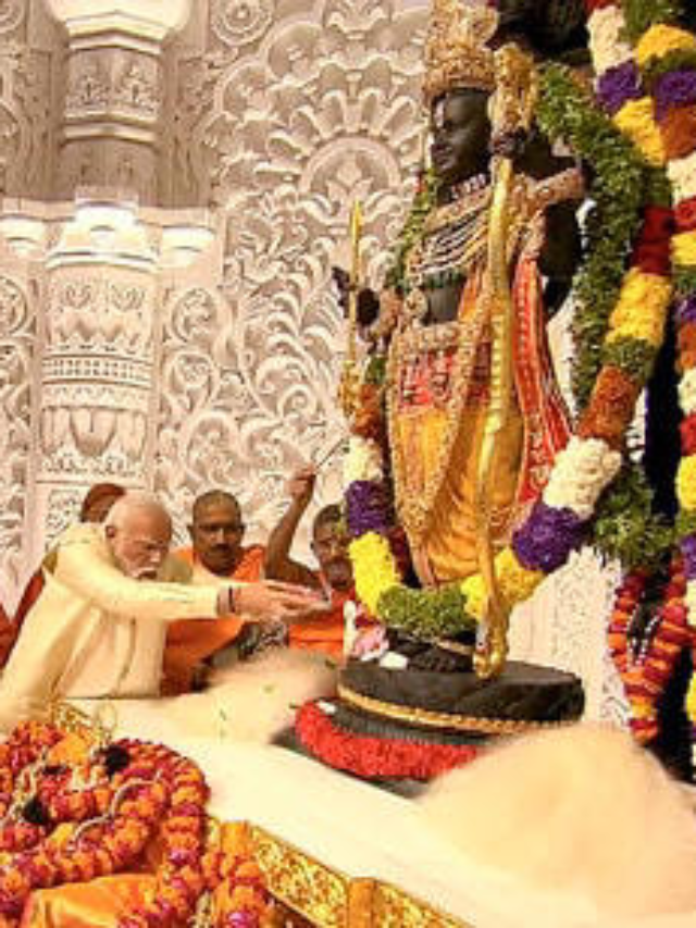 PM Modi Completes Pran Pratishtha Rituals at Ram Mandir in Ayodhya